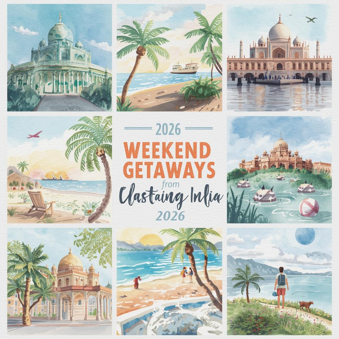 best weekend destinations from India by flight